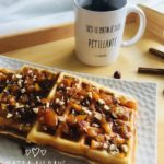 gaufres gourmandes aux pommes caramélisées et à la cannelle