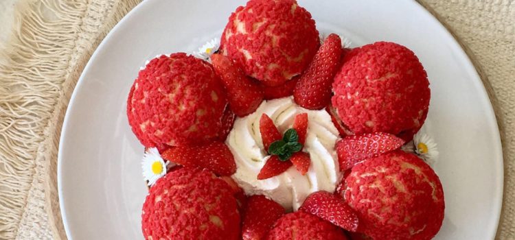 St Honoré aux fraises