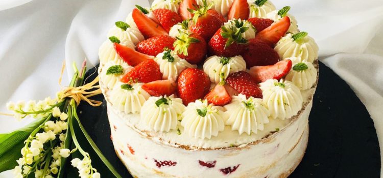 Nude Cake aux fraises